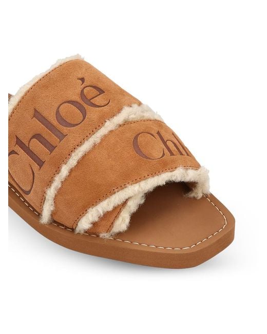 Chloé Brown Sandals
