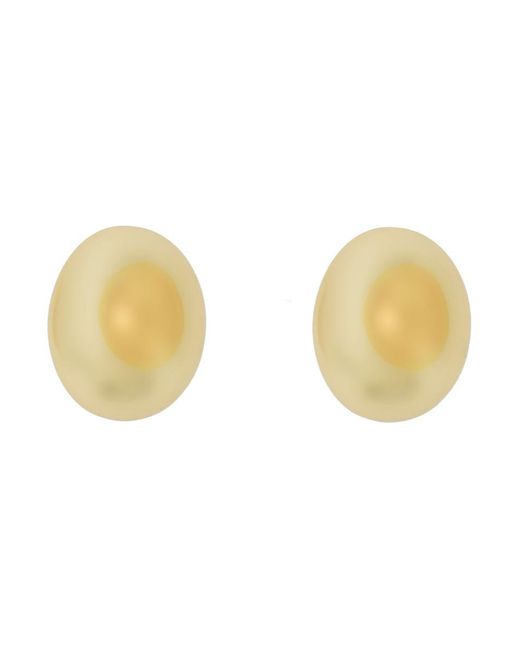 FEDERICA TOSI Natural 'Isa' Tone Earrings With Clip Closure