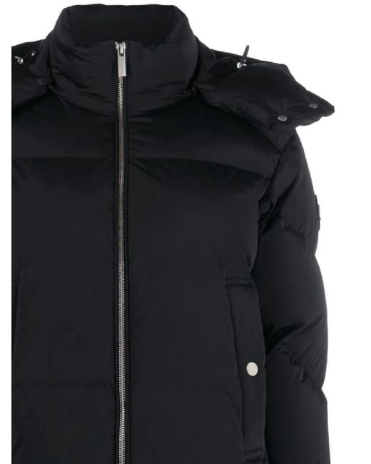 Woolrich Black Hooded Puffer Jacket