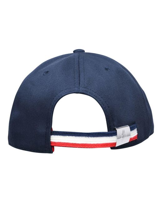 Moncler Blue Cotton Hat for men