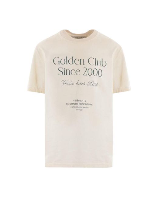 Golden Goose Deluxe Brand White T-shirts for men