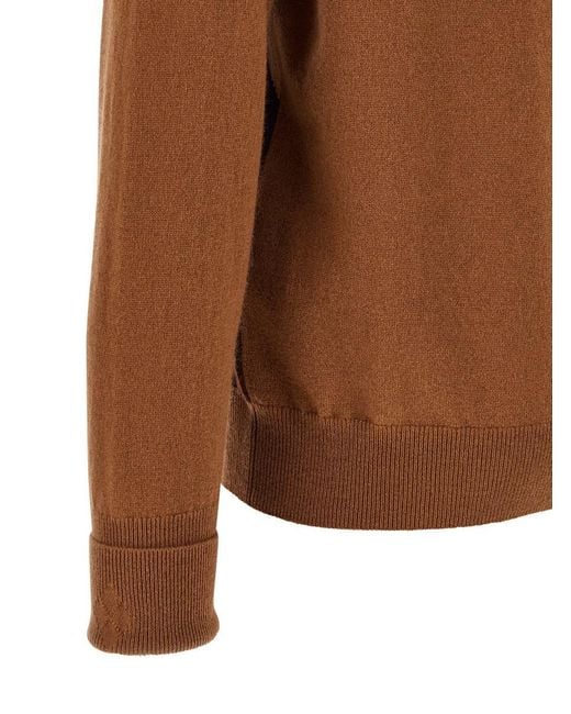 Ballantyne Brown Argyle Sweater for men