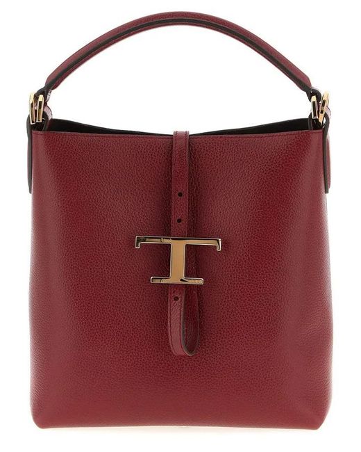 Tod's Red "t Timeless" Crossbody Bag