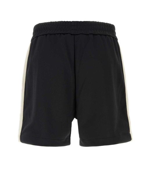Palm Angels Black Bermuda Shorts for men