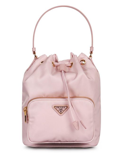 Prada Pink Duet Bucket Bag