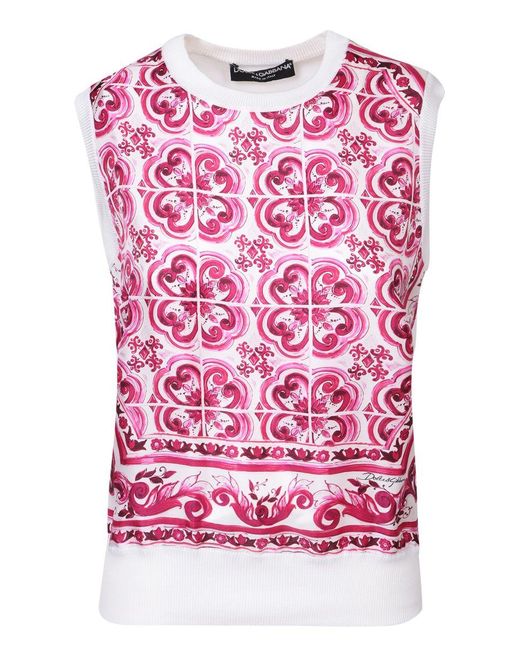 Dolce & Gabbana Pink Tops