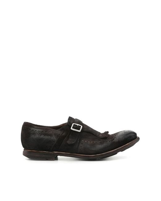 Church's Black Monk Shoes for men