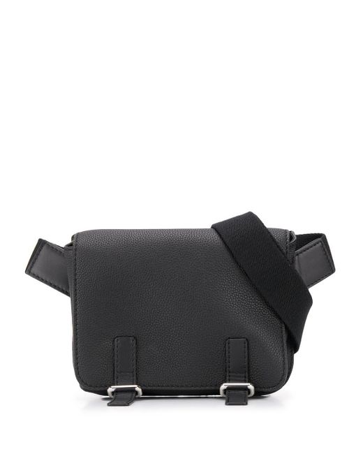 Loewe Black Grained-leather Belt Bag for men