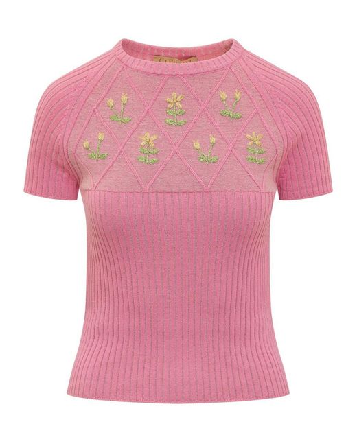 Cormio Pink Lurex T-Shirt