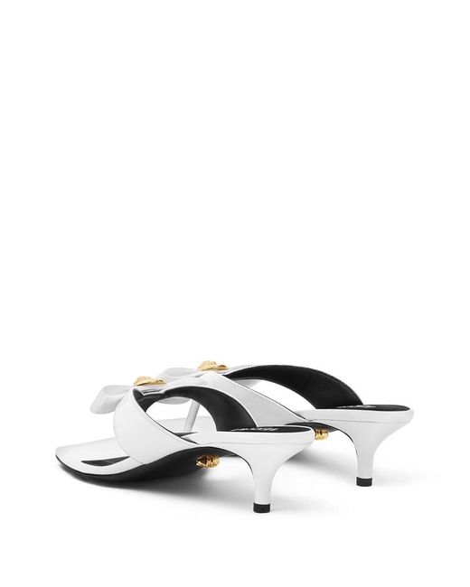 Versace White Gianni 45Mm Sandals