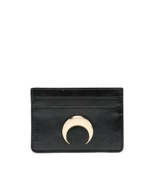 MARINE SERRE Black Wallets & Purses