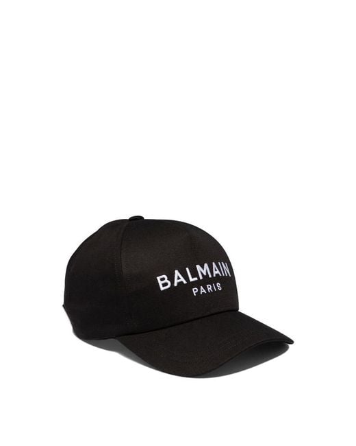 Balmain Black "" Cap for men