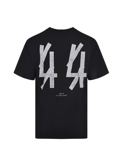 M44 LABEL GROUP Black T-Shirts And Polos for men