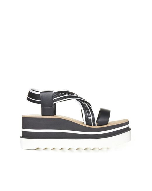 Stella McCartney Multicolor Sneakelyse Canvas And Alter Nappa Sandals