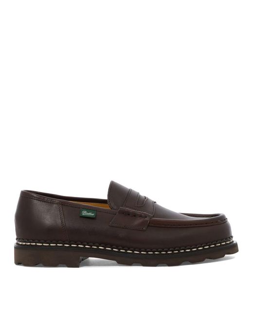 Paraboot Brown "reims" Loafers for men