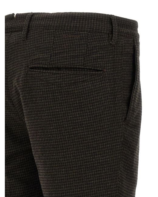 Incotex Black Cool Wool Pants for men