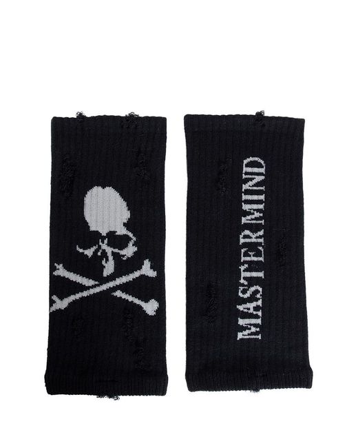 MASTERMIND WORLD Black Gloves for men