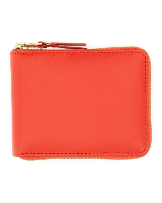 Comme des Garçons Red Leather Wallet