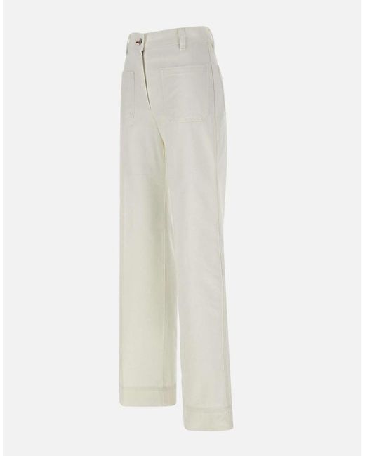 Victoria Beckham White Jeans