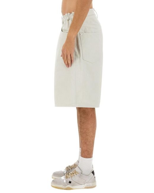 DSquared² Natural Mini Denim Bermuda Shorts for men