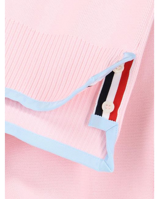 Thom Browne Pink 4-Bar Sweater for men