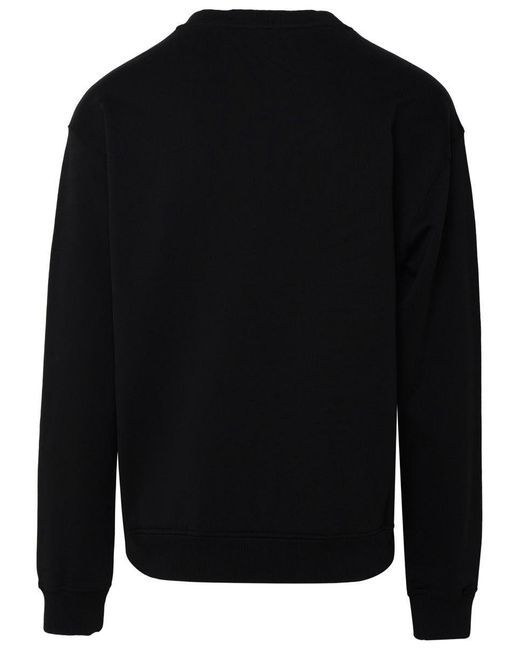 Dolce & Gabbana Felpa Maxi Logo in Black for Men | Lyst