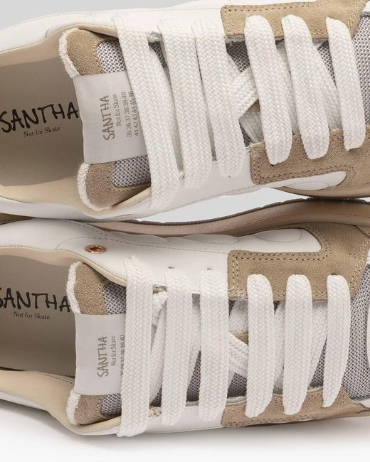 Santha White Sneakers 2 for men