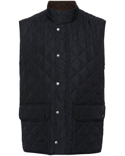 Barbour Blue Lowerdale Quilted Vest for men