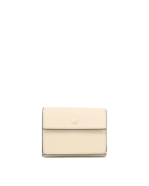 Acne Natural Wallet With Logo