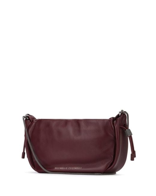 Brunello Cucinelli Purple Shoulder-Strap