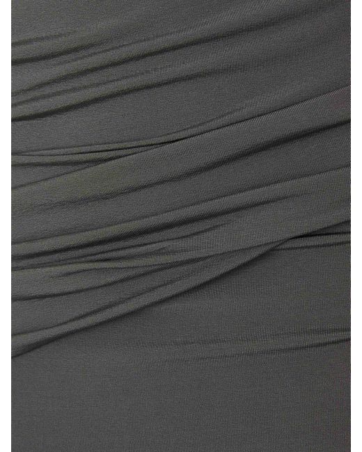 Givenchy Gray Draped Mini Skirt