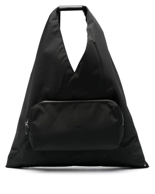 MM6 by Maison Martin Margiela Black Medium Japanese Tote Bag