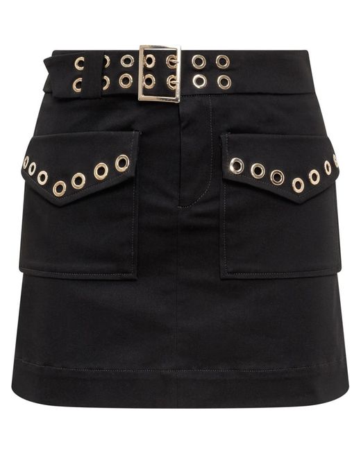 Seafarer Black Mini Skirt