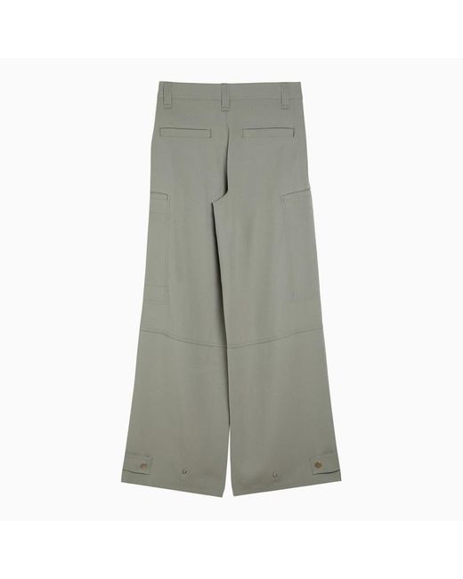 AMI Gray And Wide Trousers