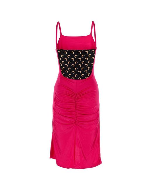 MARINE SERRE Pink Dress