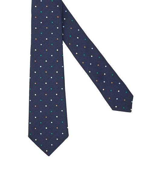 Paul Smith Blue "Polka Dot" Tie for men