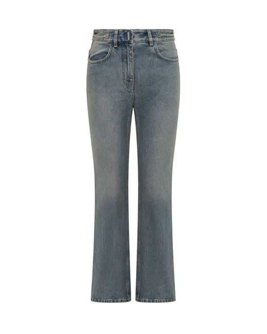 Givenchy Blue Denim Boot Cut Jeans