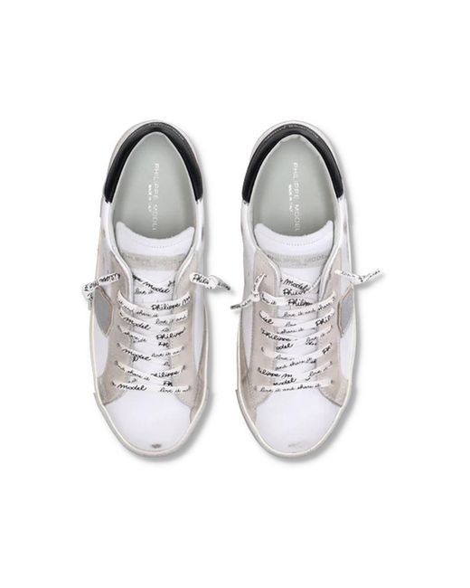 Philippe Model White Prsx Low Sneakers for men