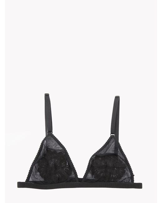 Dolce & Gabbana Black Lace And Tulle Bra