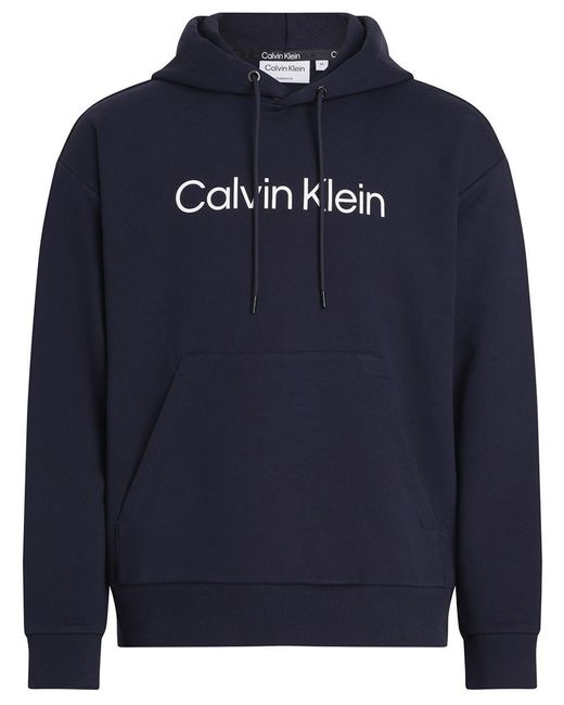 Calvin Klein Blue Hero Logo Comfort Hoodie for men