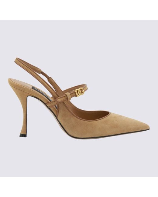 Dolce & Gabbana Metallic With Heel