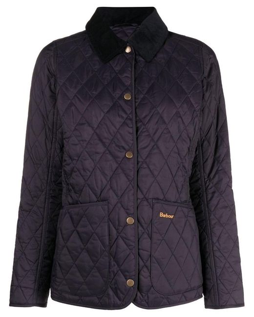 Barbour Annandale Quilted Jacket in Blue | Lyst