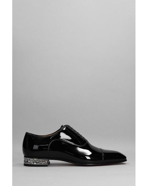 Christian Louboutin Gray Greggyrocks Lace Up Shoes for men