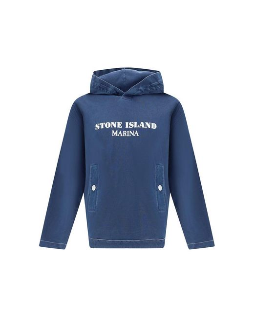 Stone Island Blue Sweatshirts for men