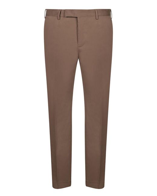 PT Torino Brown Trousers for men