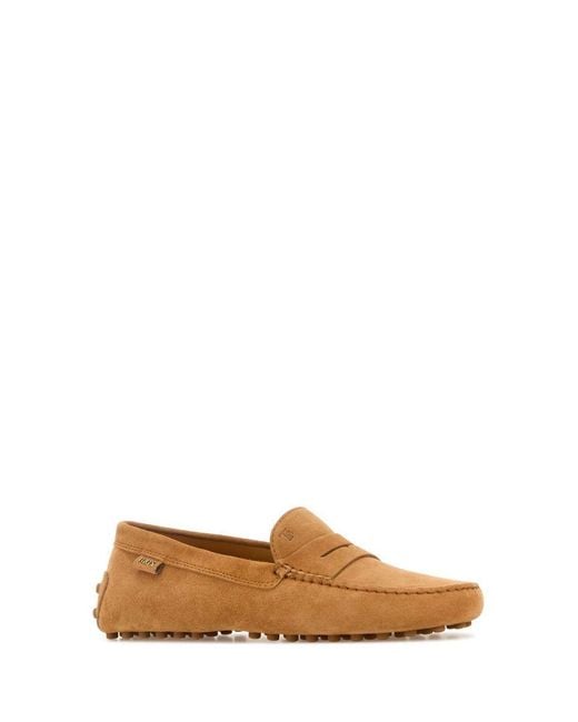 Tod's Orange Moccasters