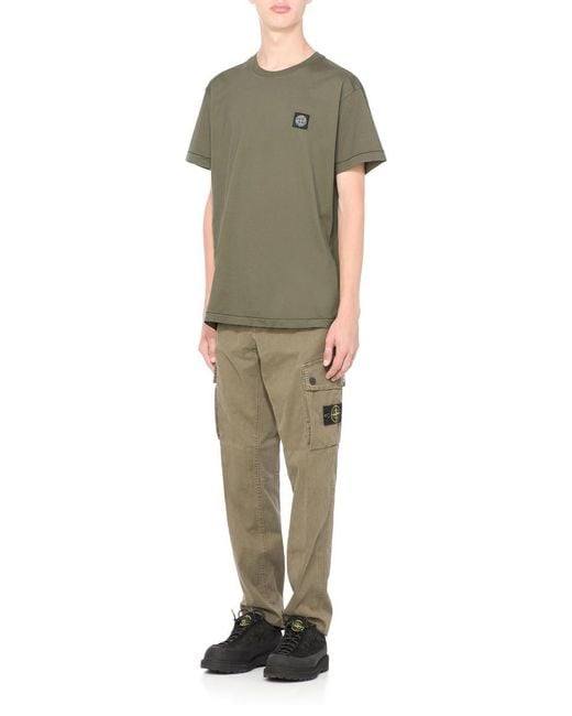 Stone Island Green T-Shirts And Polos for men