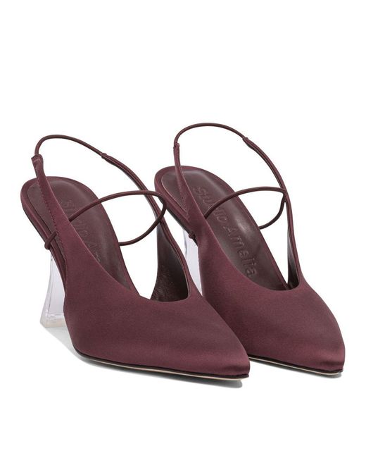 STUDIO AMELIA Brown Heeled Shoes