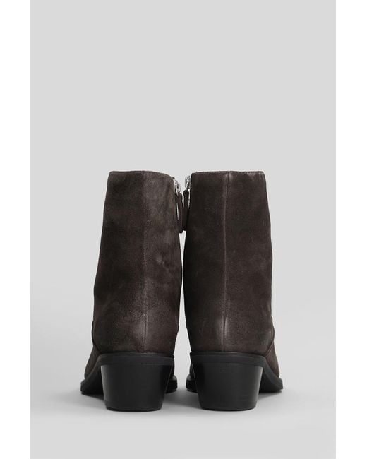 Ash Brown Hasley High Heels Ankle Boots