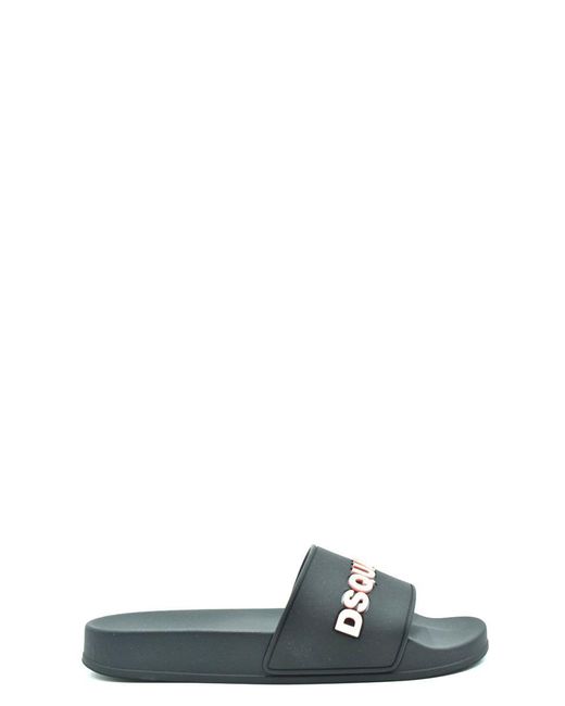 DSquared² Black Flip Flops